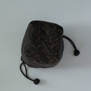 絹製香雲紗茶器包中