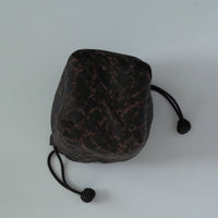 絹製香雲紗茶器包中