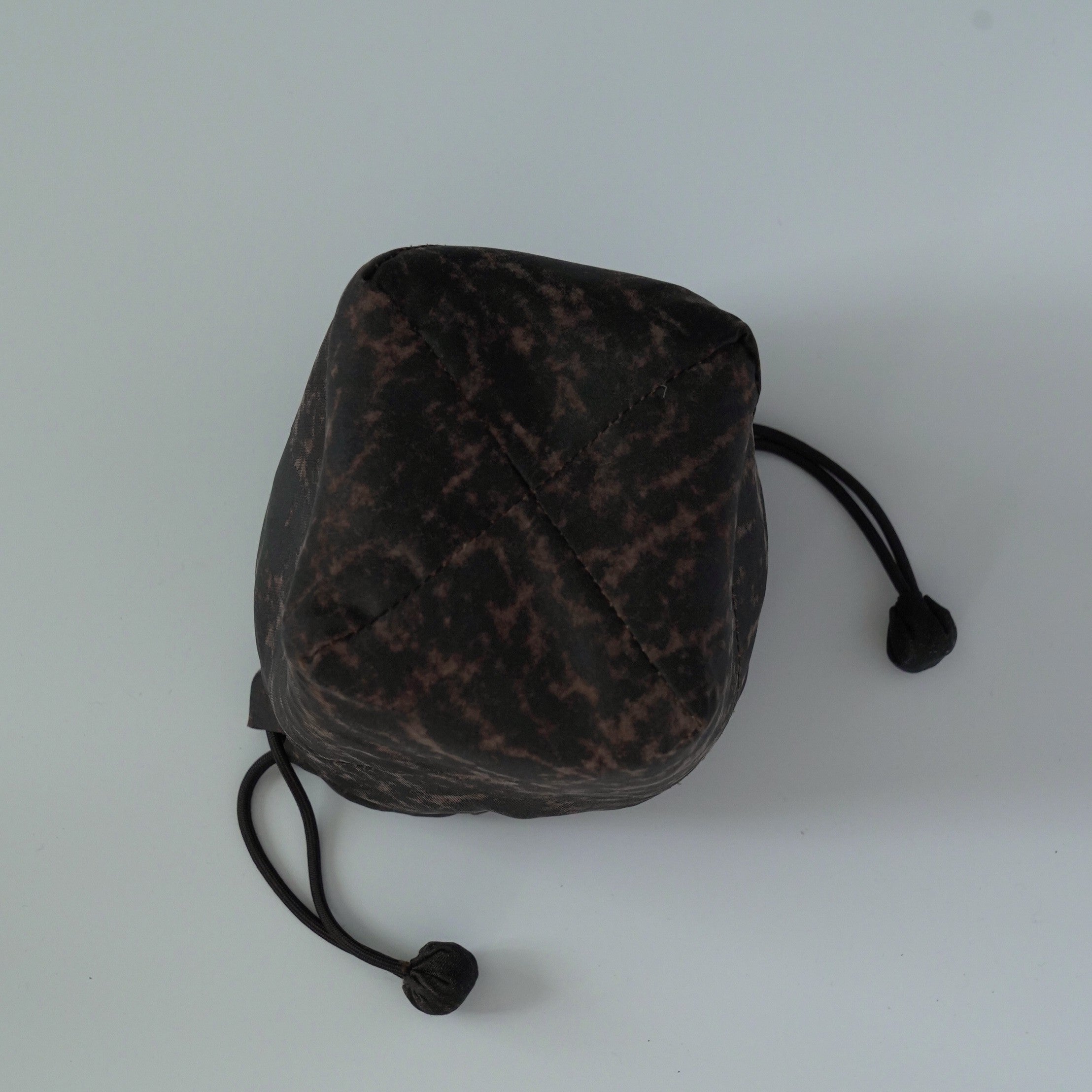 絹製香雲紗茶器包中