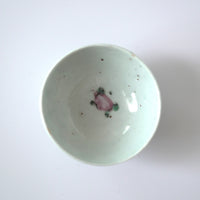 粉彩四季花文茶杯⑤