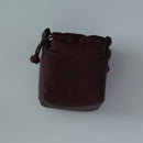 絹製紅雲紗茶器包中