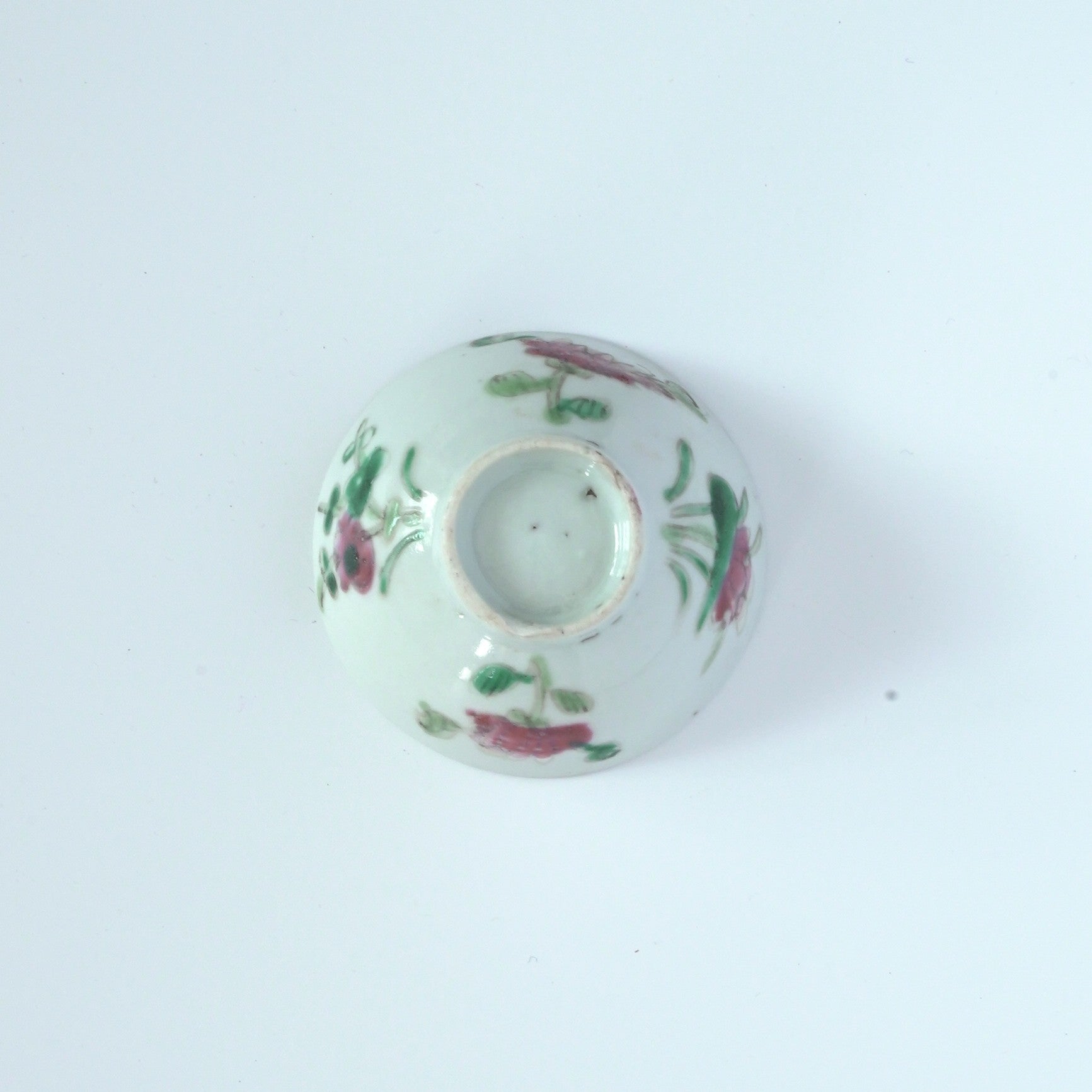 粉彩四季花文茶杯②