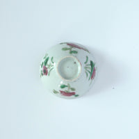 粉彩四季花文茶杯②