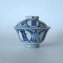 青花喜字瓜文蓋碗①