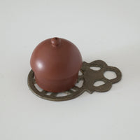 銅製寿字茶枕④