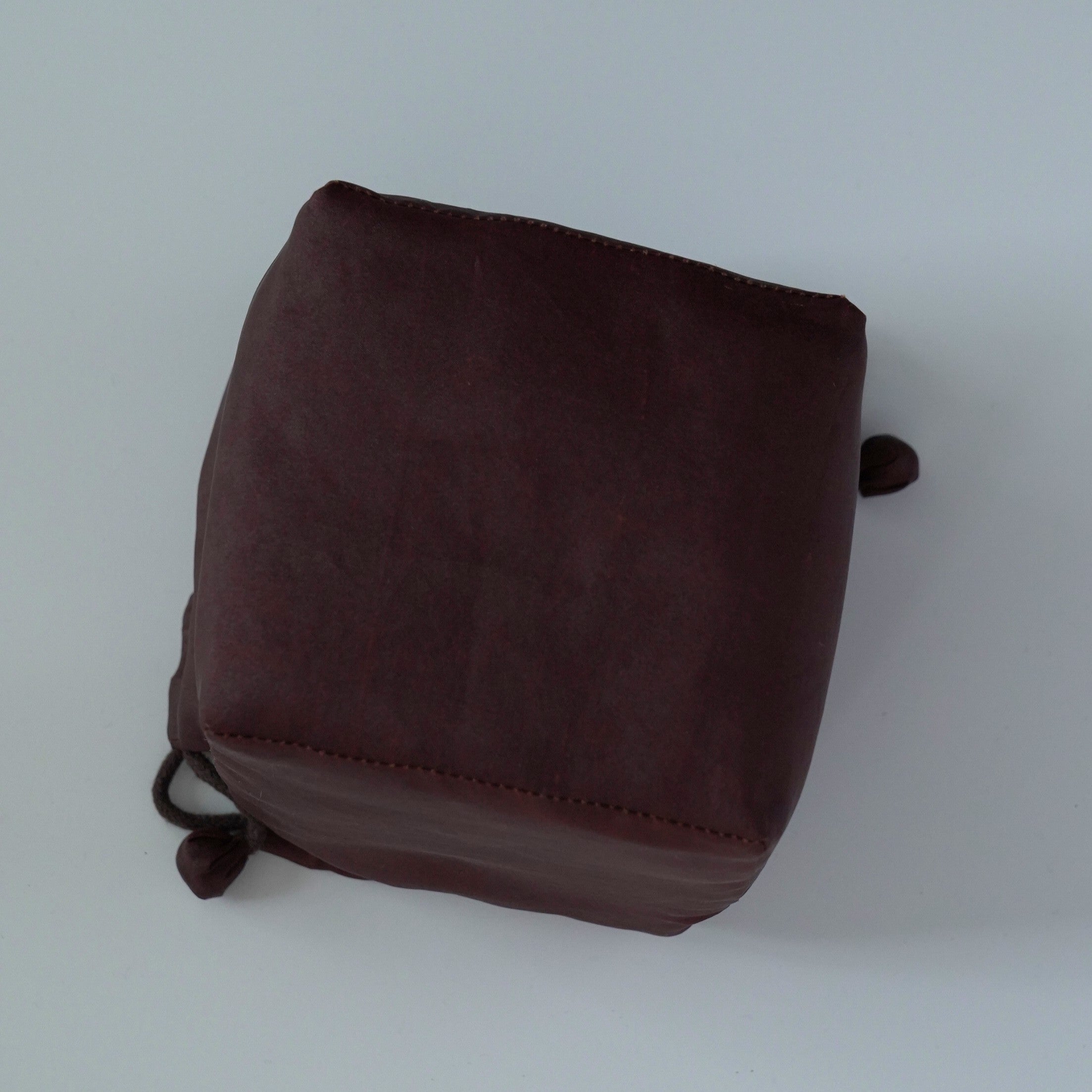 絹製紅雲紗茶器包大