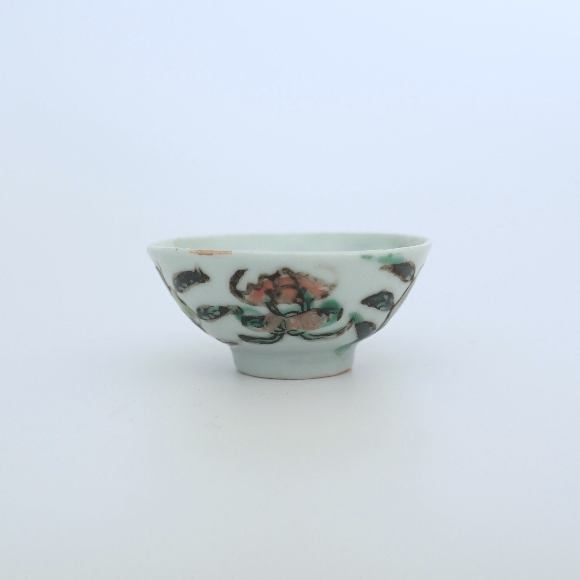 粉彩七宝三多文茶杯③