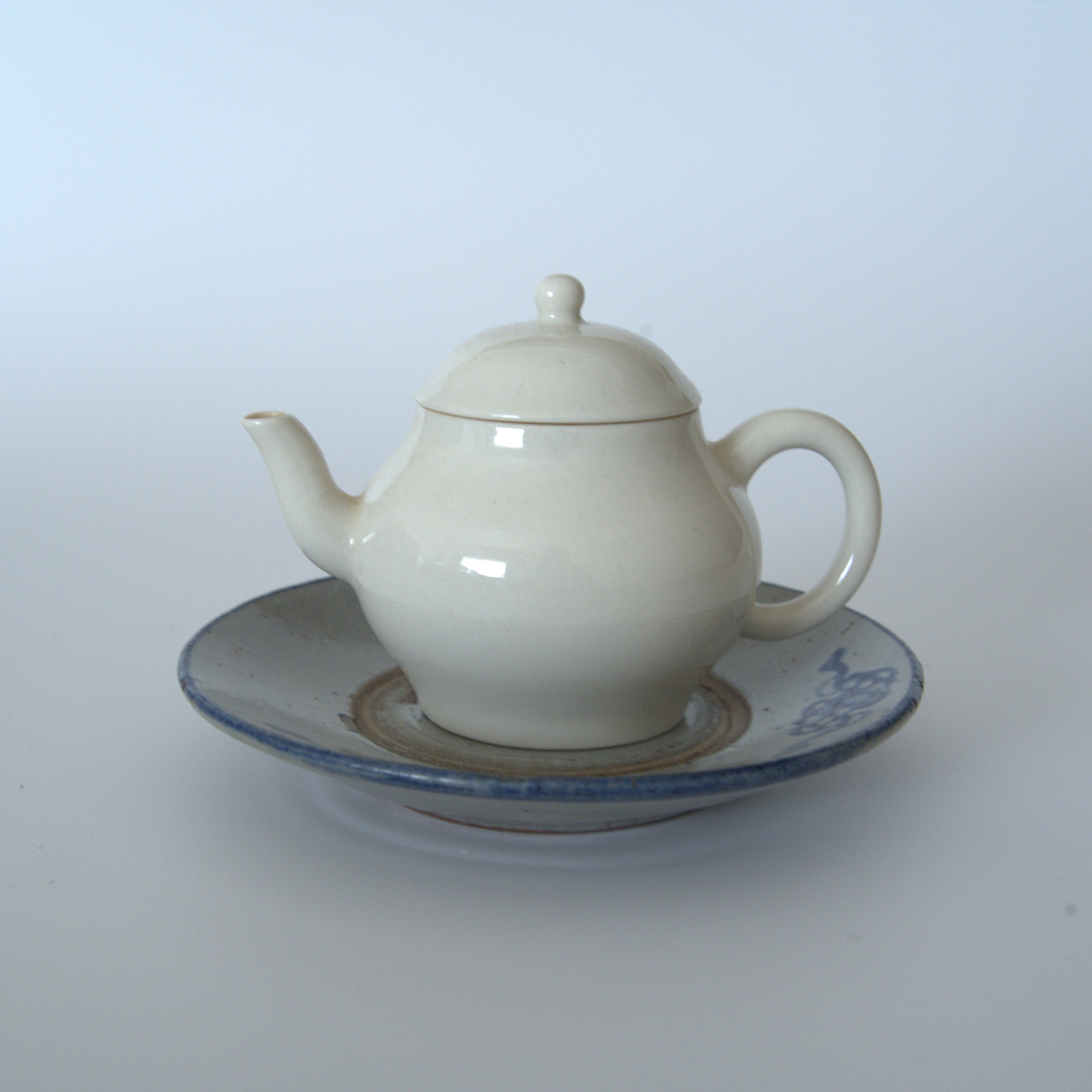 青花中国結文小皿④