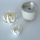 錫蓋草木灰釉建水