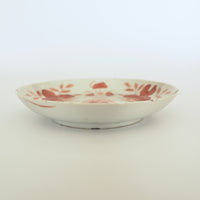 赤絵福寿三多文皿中④