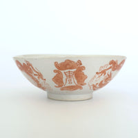 赤絵福寿龍文碗②