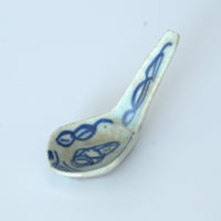 青花絡枝蓮文レンゲ②