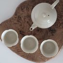 木製樹瘤壺承中