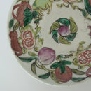 粉彩七宝三多文皿⑤