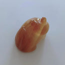 石製回頭猫茶枕右⑤