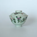 粉彩四季花文蓋碗①