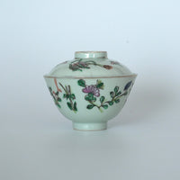 粉彩四季花文蓋碗①