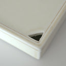 長方窯変茶盤①象牙色