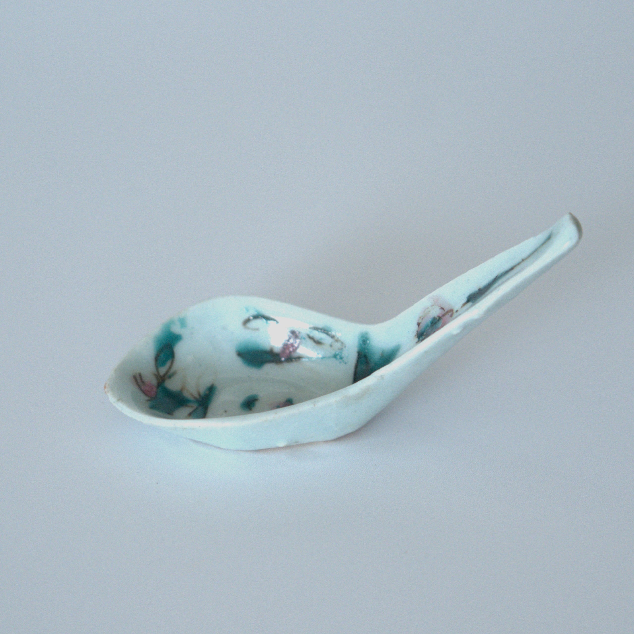 粉彩四季花文レンゲ②