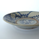 青花双魚花文皿大①