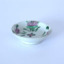 粉彩四季花文豆皿⑥