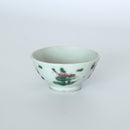 粉彩四季花文茶杯⑥