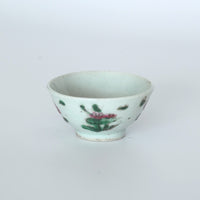 粉彩四季花文茶杯⑥