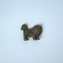 銅製獅子茶枕①