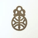 銅製寿字茶枕④