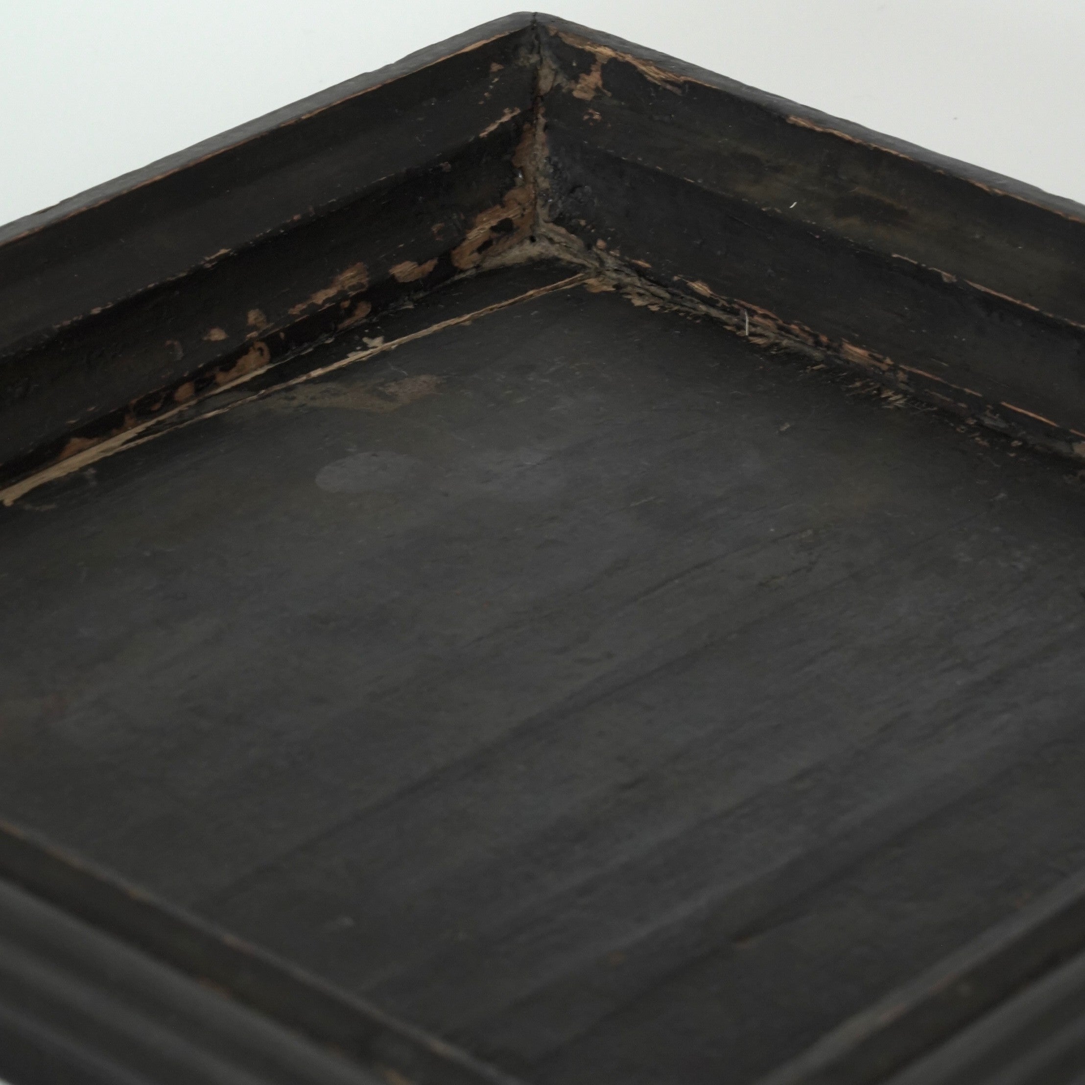 老黒漆小茶盆①