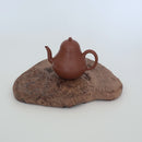 木製樹瘤壺承中