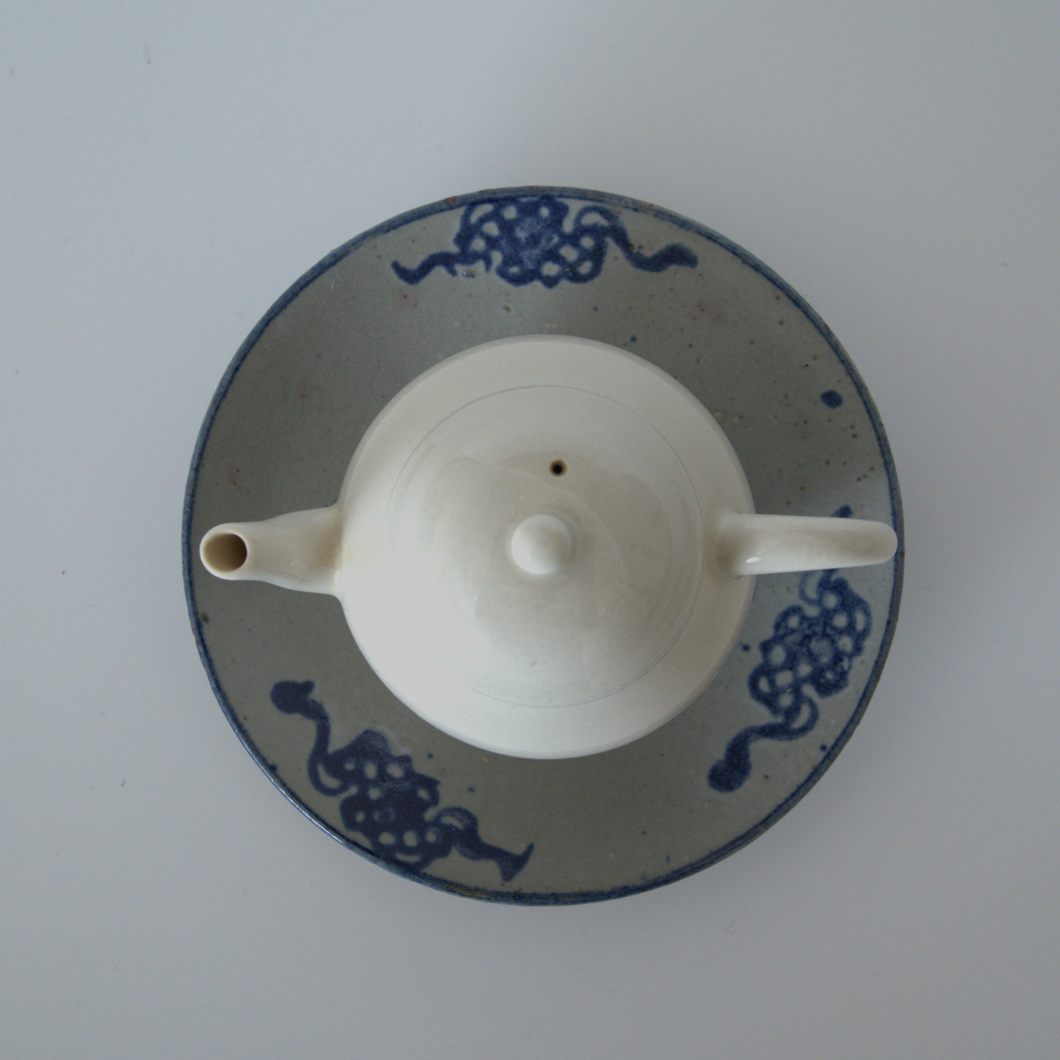 青花中国結文小皿④