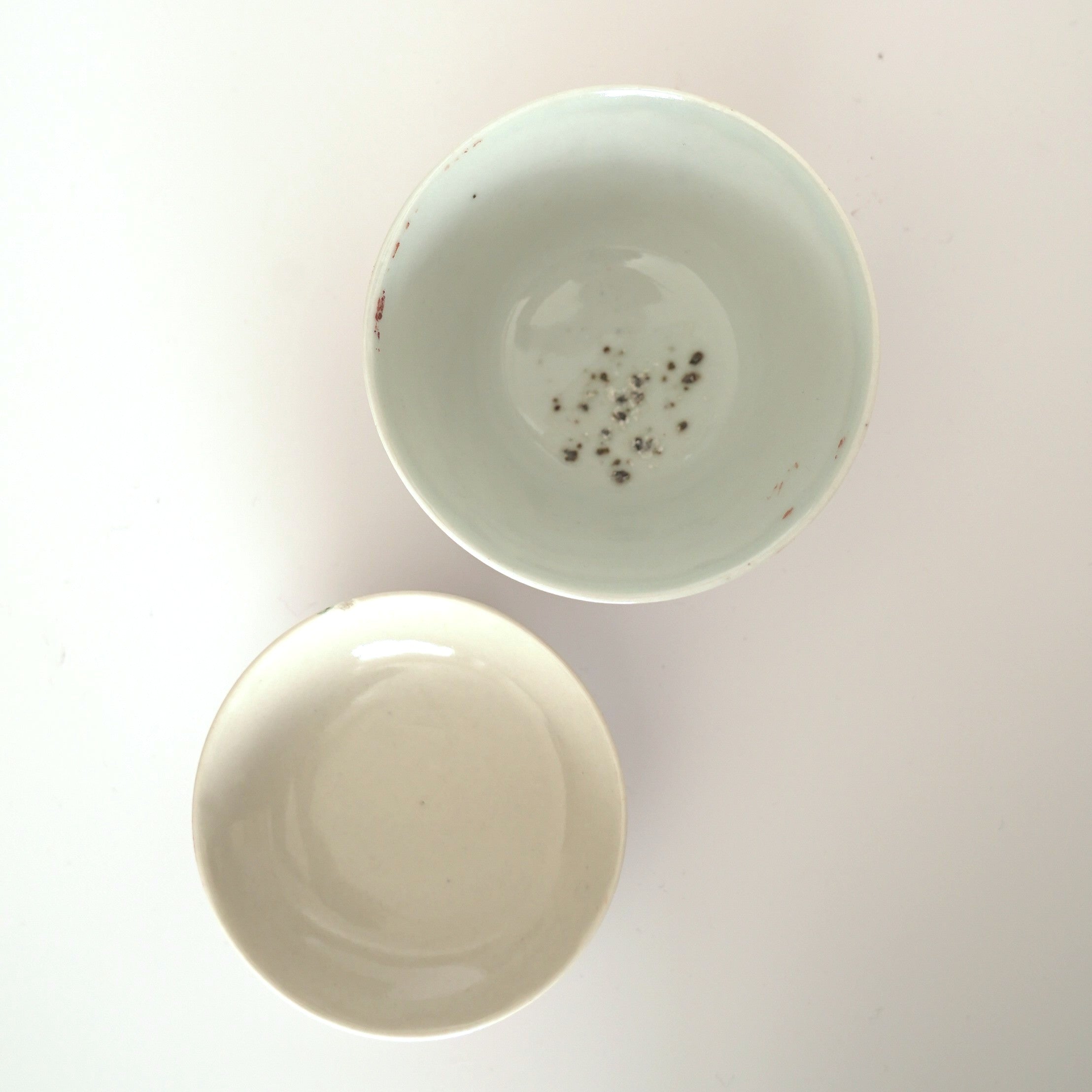 赤絵福寿三多文蓋碗