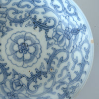青花蝶恋花文皿③