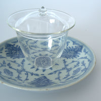 青花絡枝蓮文皿①