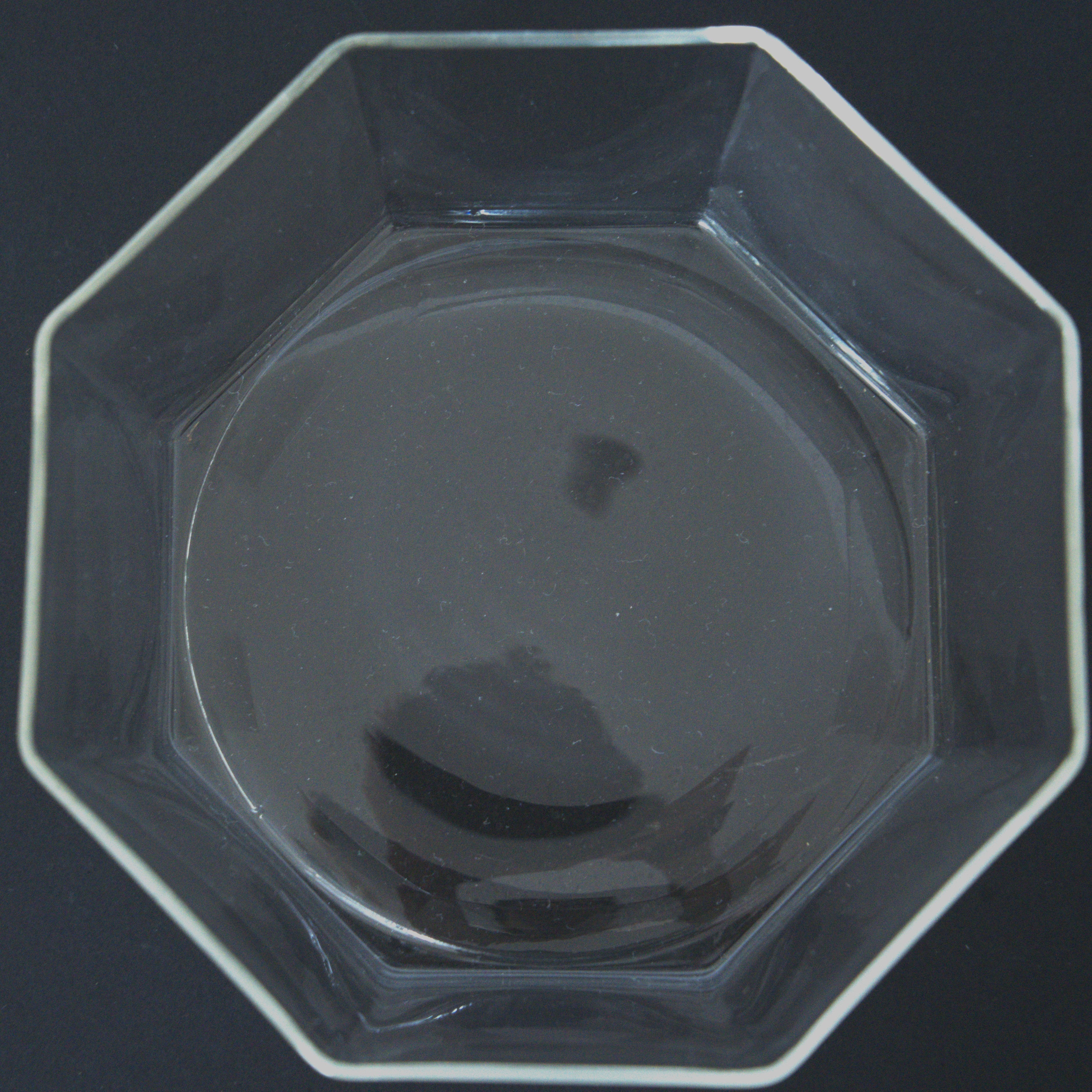 ガラス製八角建水