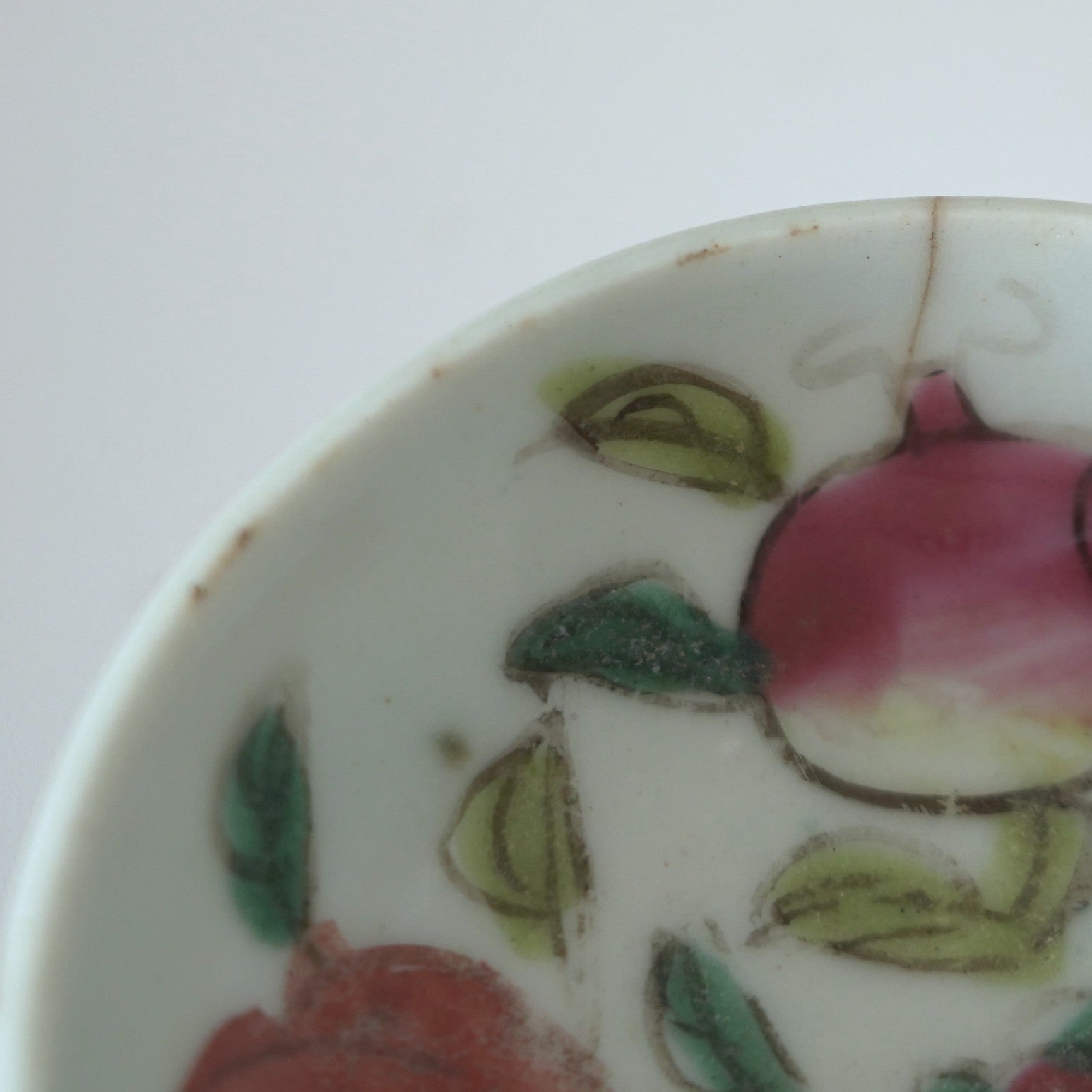 粉彩七宝三多文豆皿③