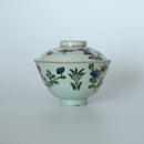 粉彩四季花文蓋碗①