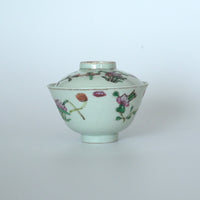 粉彩四季花文蓋碗②