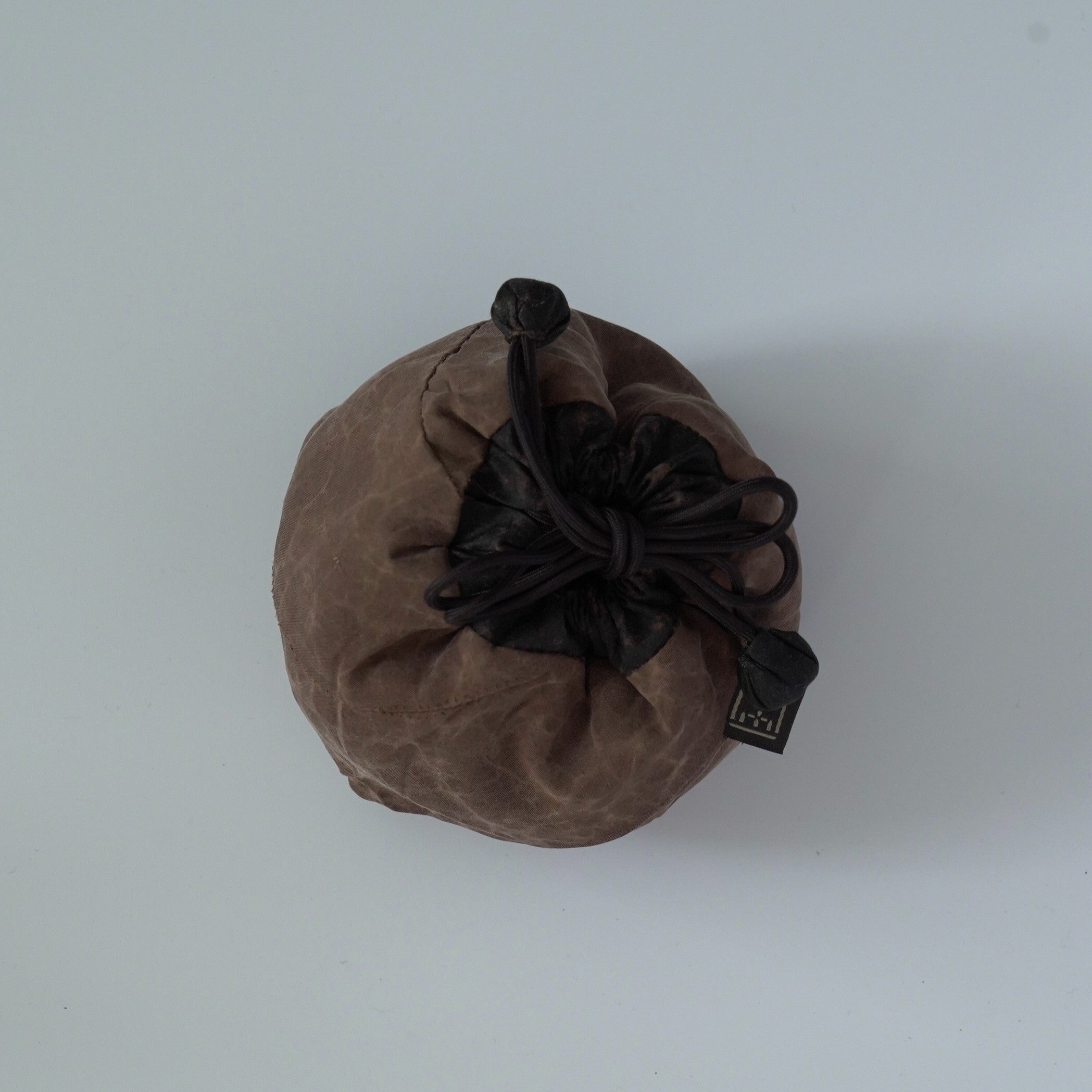 絹製香雲紗茶器包中