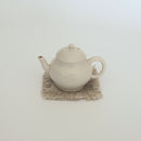 綿製草木染茶托小