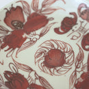 赤絵福寿三多文皿⑪