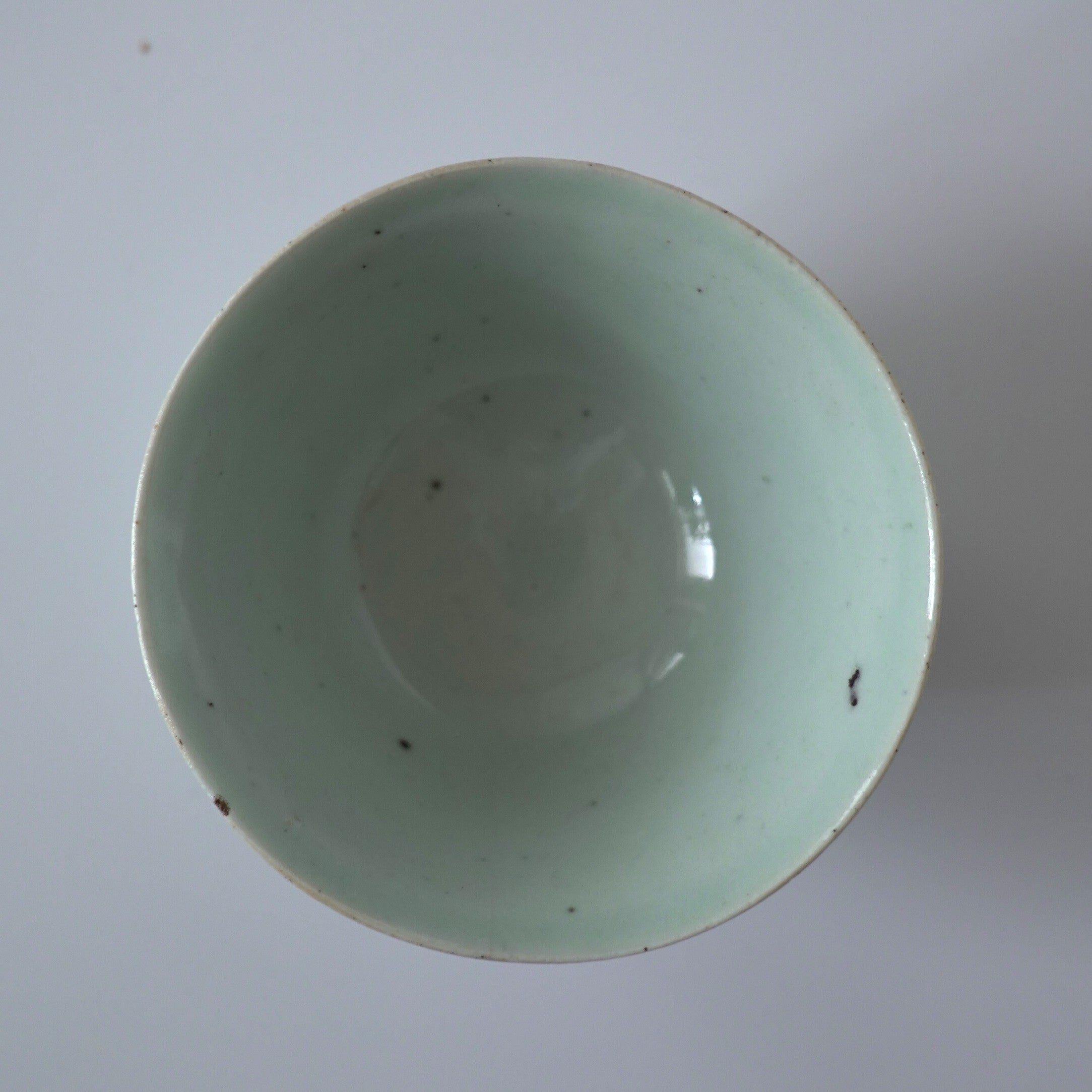 豆青釉蓋碗②大