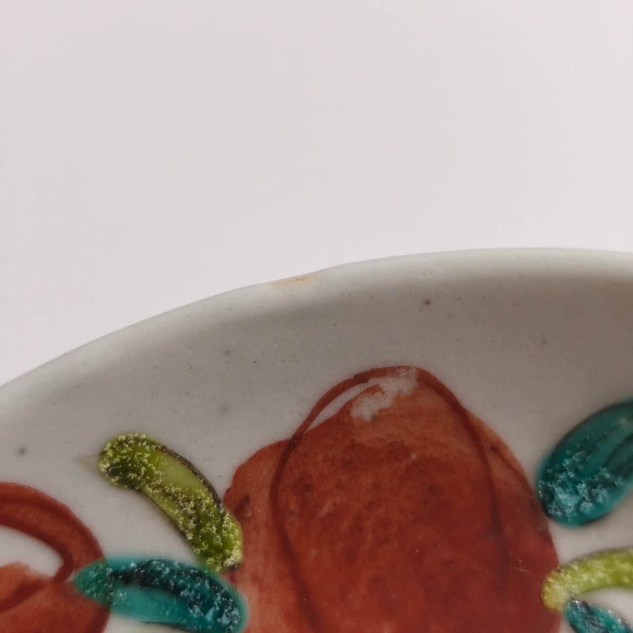 粉彩七宝三多文皿⑨