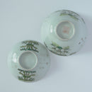 粉彩竹節文蓋碗