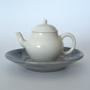 青花双魚花文皿④