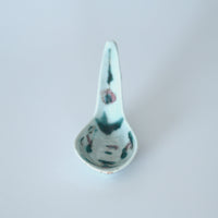 粉彩四季花文レンゲ②