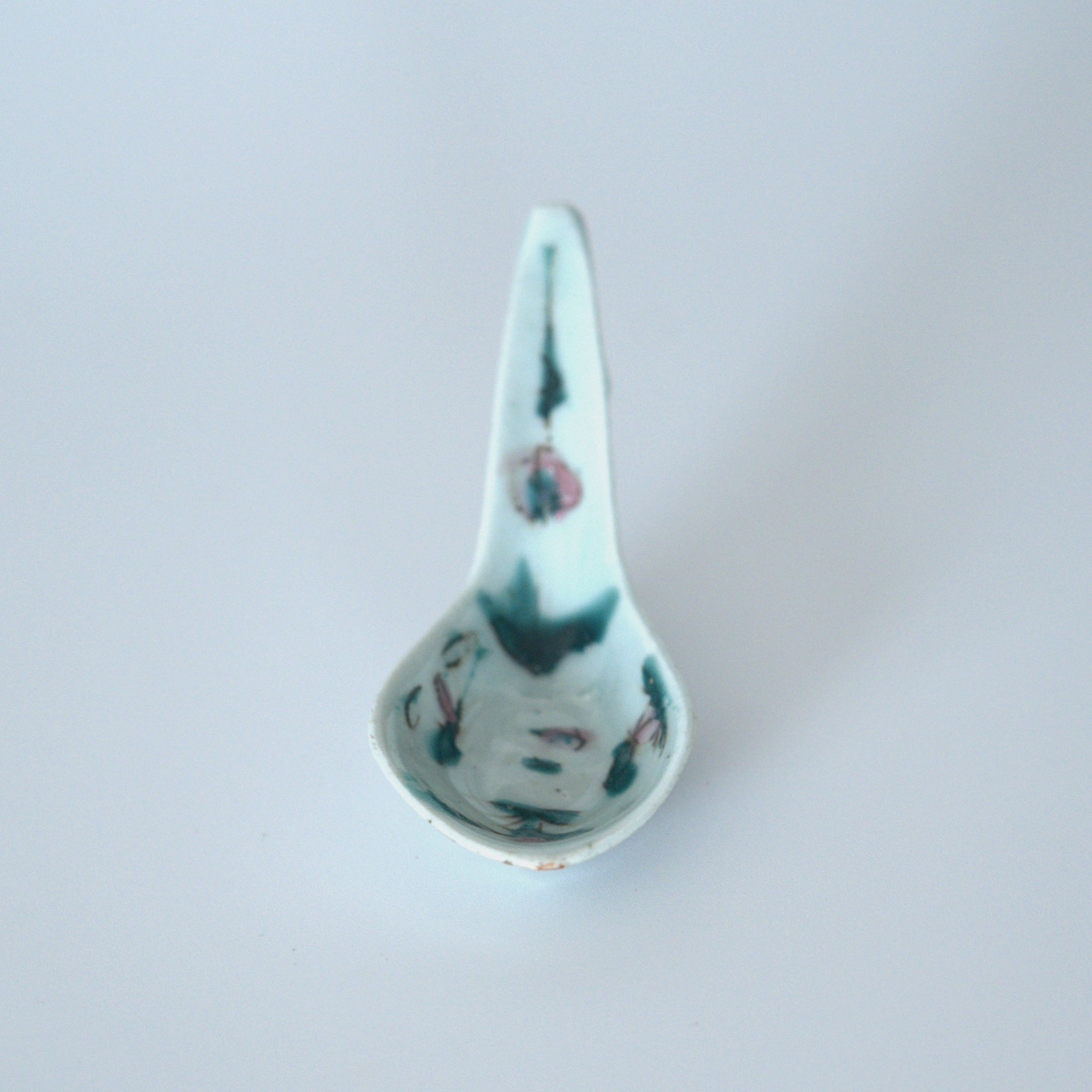 粉彩四季花文レンゲ②