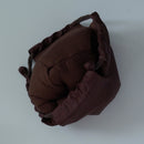 絹製紅雲紗茶器包大