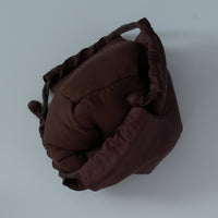 絹製紅雲紗茶器包大